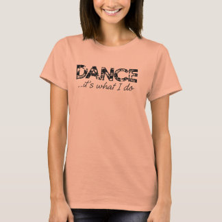 Camiseta Bella Boxy Crop T - Dança... É o que eu faço