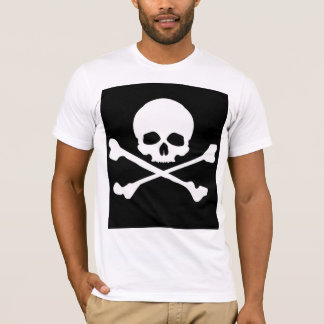 Camiseta Bella+Canvas Bandeira Pirata Clássica
