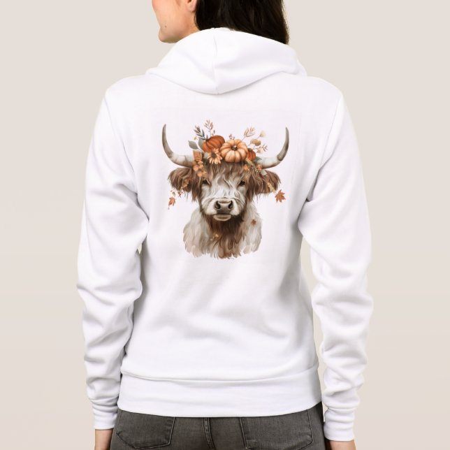 Camiseta Bella+Canvas Capuz com Zíper Completo (Verso)