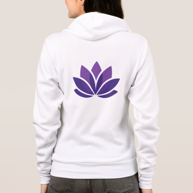Camiseta Bella+Canvas Casaco com Capuz Fechado (Verso)