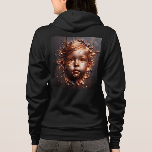 Camiseta Bella+Canvas Cheio-Zip Sweatshirts com trabalho de (Verso)