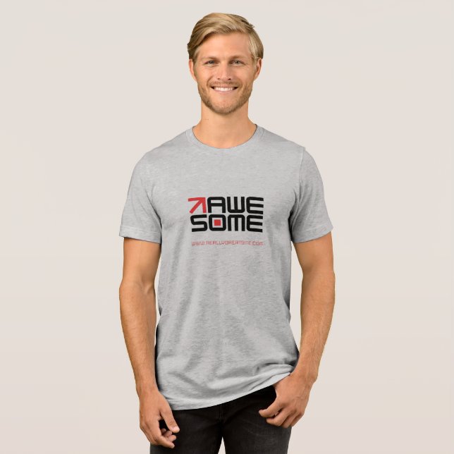 Camiseta Bella+Canvas de três blendas (Frente Completa)