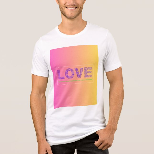 Camiseta Bella+Canvas de três blendas (Frente)