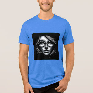Camiseta Bella+Canvas em três blendas, triplo pret