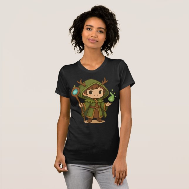 Camiseta Bella+Canvas Espírito da Floresta (Frente Completa)