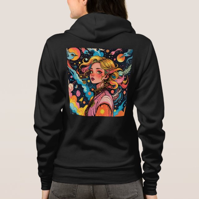 Camiseta Bella+Canvas Full-Zip Hoodie (Verso)