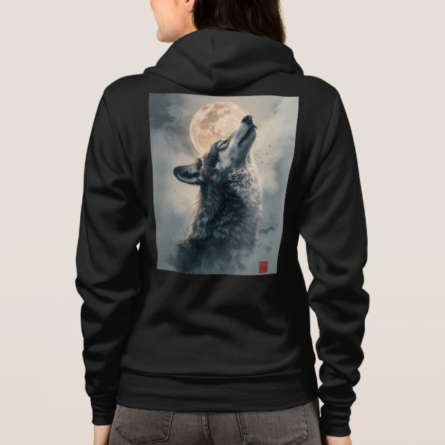 Camiseta Bella+Canvas Full-Zip Hoodie (Verso)