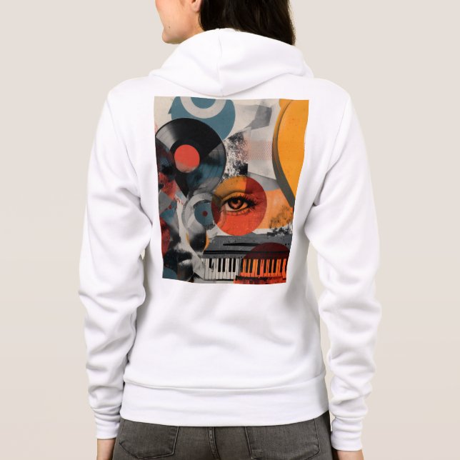 Camiseta Bella+Canvas Full-Zip Hoodie (Verso)