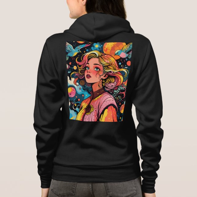 Camiseta Bella+Canvas Full-Zip Hoodie (Verso)