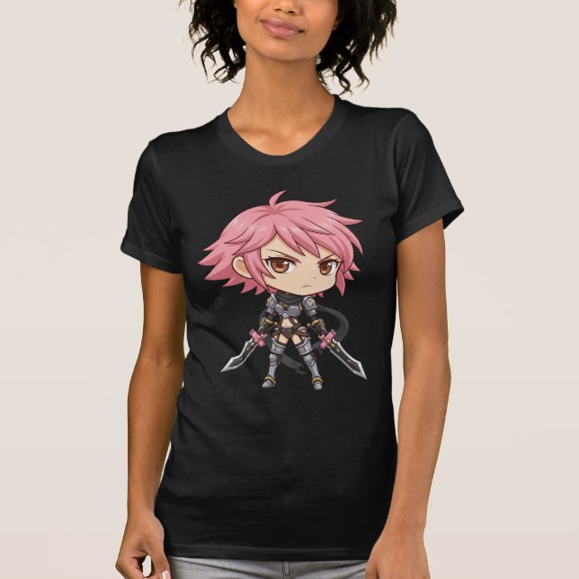 Camiseta Bella+Canvas Lâmina Chibi [F] (Frente)