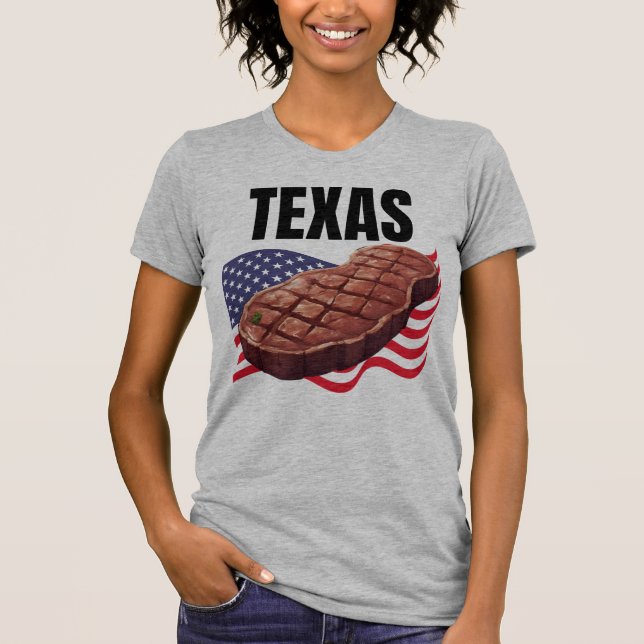 Camiseta Bella-Canvas-Longa-Folha do Texas (Frente)