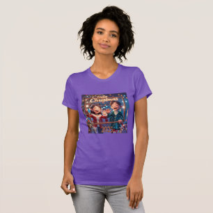Camiseta Bella+Canvas Tee Ajustado fino feminino