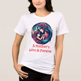 Camiseta Bella+Canvas Triblend Um amor da mãe é para sempre