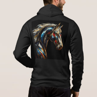 Camiseta Bella+Canvas-Zip - Abstrato 18 Hoodie