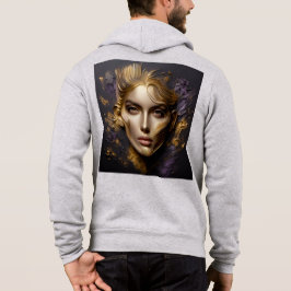 Camiseta Bella+Canvas-Zip - Abstrato 25 Hoodie