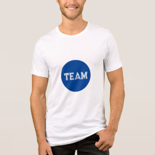 Camiseta Bella de Eleição de Ponto Azul+Camisa de Mistura T
