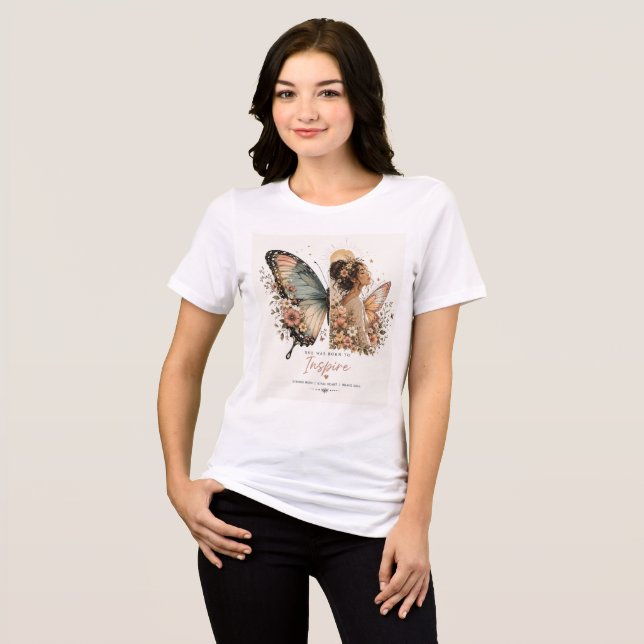 Camiseta Bella - Inspirar mulheres (Frente Completa)