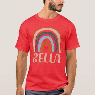 Camiseta Bella Rainbow Vovó Bonita Dia de as mães Engraçado