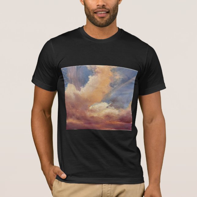 Camiseta Bella + Tshirt with Dramatic Clouds (Frente)
