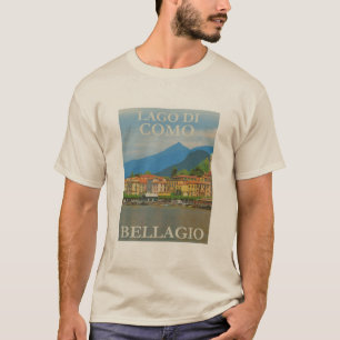 Camiseta Bellagio Itália Poster