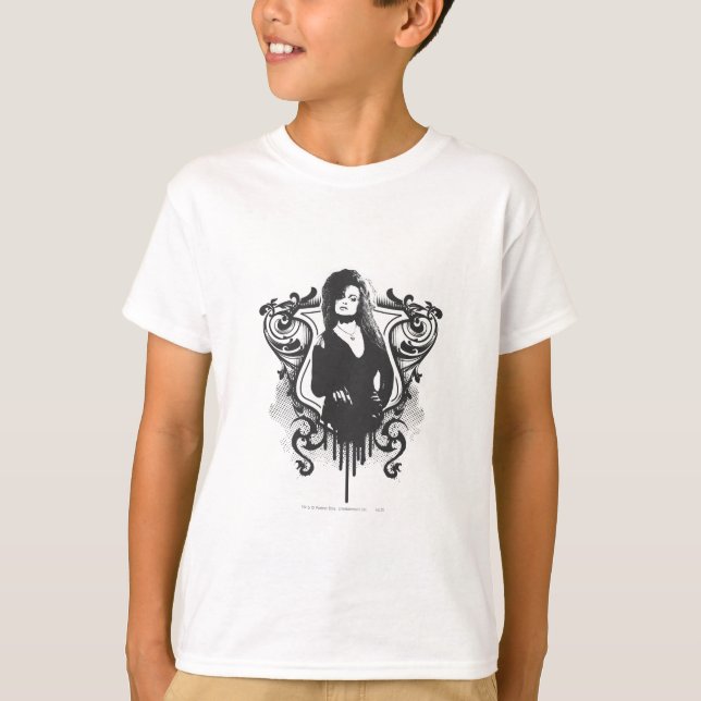 Camiseta Bellatrix Lestrange Dark Arts Design (Frente)