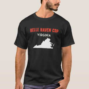 Camiseta Belle Haven CDP Virginia Estado dos EUA Viagem