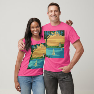 Camiseta Belle Isle Michigan