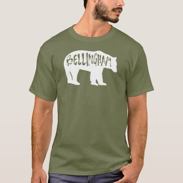 Camiseta Bellingham Washington Bear (Frente)