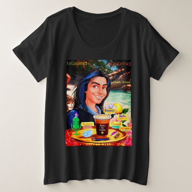 CAMISETA BELLISSIMA (Frente do Design)