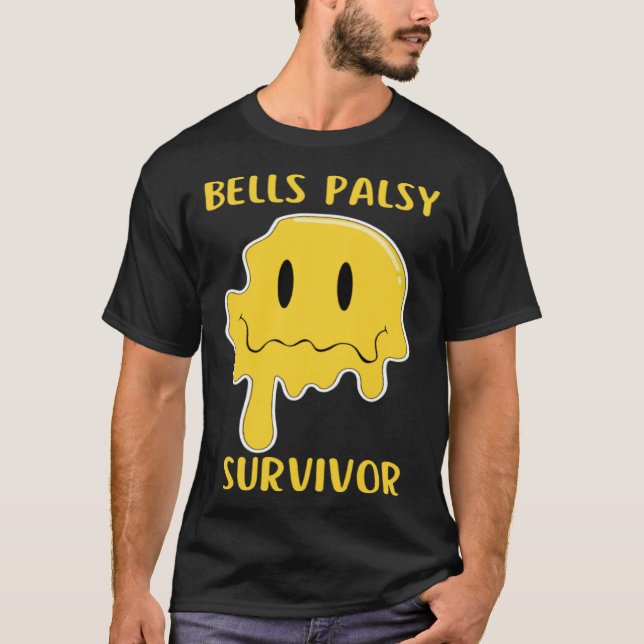 Camiseta Bells Palsy Survivor Facial Paralysis Bells Palsy  (Frente)
