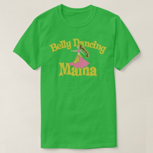 Camiseta Belly Dancing MAMA (Frente do Design)