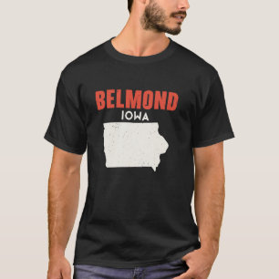 Camiseta Belmond Iowa EUA State America Viagem Iowan