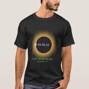 Camiseta Belmont Em Total Solar Eclipse 040824 Indiana Souv