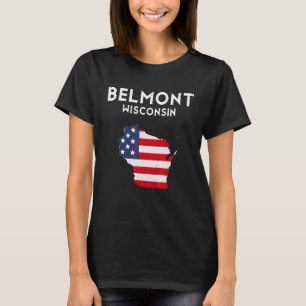 Camiseta Belmont Wisconsin Estados Unidos, Estados Unidos,