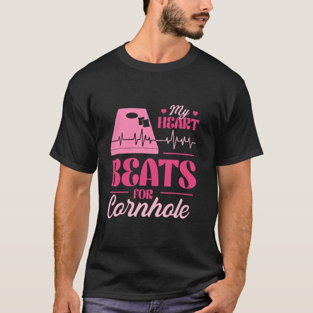Camiseta Belny Bag Corn Hole Women Cornhole (Frente)
