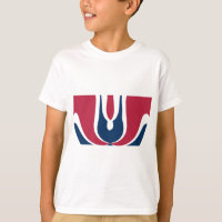 Belo Abstrato de cor vermelho, branco, azul de tex