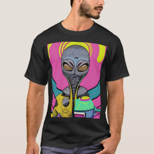 Camiseta Belo Alienígena de Cheio de cor