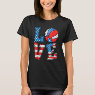 Camiseta Belo Amor, Basquete Americano, Bandeira Mulheres, 