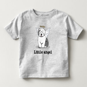Camiseta Belo Anjo - Cãozinho Inglês (Cinza 1) - Bonito