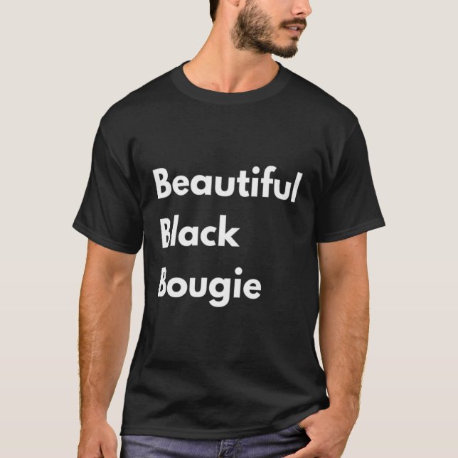 Camiseta Belo Black Bougie (Frente)
