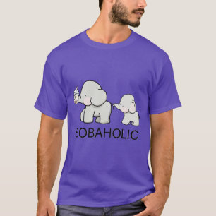 Camiseta Belo Bobaholismo Elefantes adoram Boba