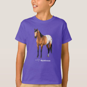 Camiseta Belo Buckskin Appaloosa Quarter Horse