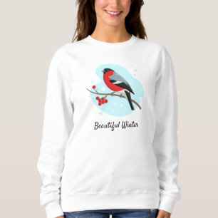 Camiseta Belo Bullfinch de inverno
