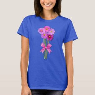 Camiseta Belo Buquê de Flores para Amantes Flores