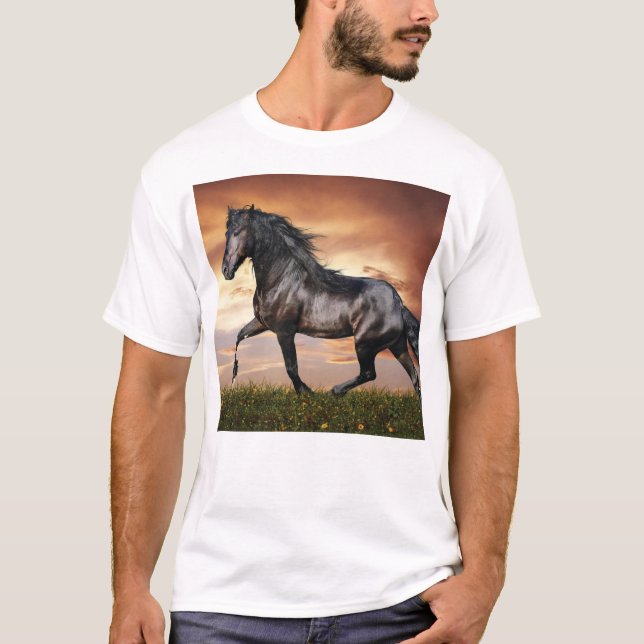 Camiseta Belo Cavalo Negro (Frente)