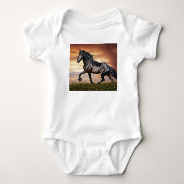Camiseta Belo Cavalo Negro (Frente)