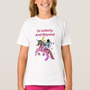 Camiseta Belo Cavalo Unicórnio do Espaço de Passeio do Astr