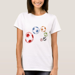 Camiseta Belo conjunto de bolas de futebol