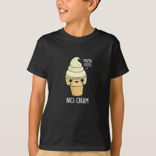 Camiseta Belo Creme Engraçado Sorvete Pun Dark BG