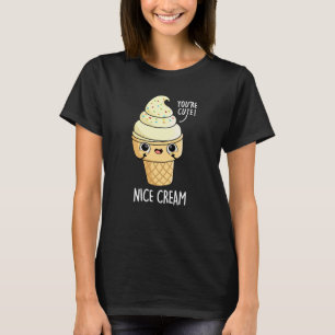 Camiseta Belo Creme Engraçado Sorvete Pun Dark BG